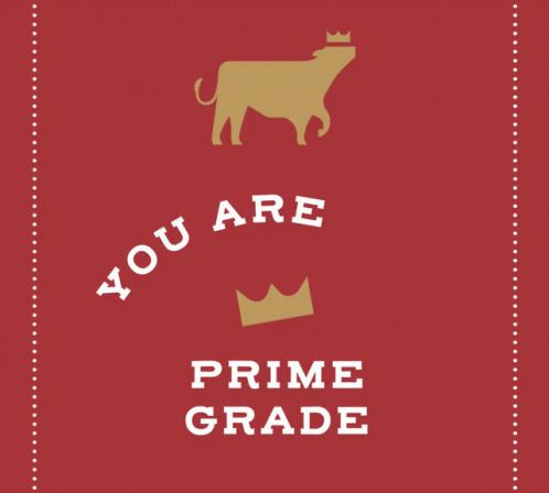 Poster Saying You Are Prime Grade GIF