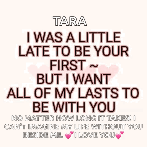 Poster Tara I Was a Little Late