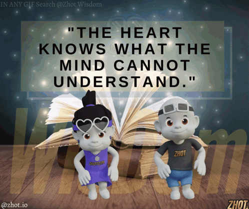 Poster The Heart Knows What The Mind Cannot Understand