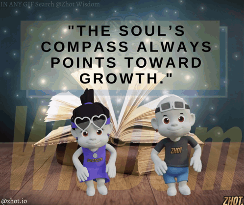 Poster The Soul's Compass Always Points Toward Growth