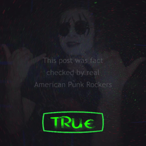 Poster This Post Was Fact Checked by Real Punk Rockers