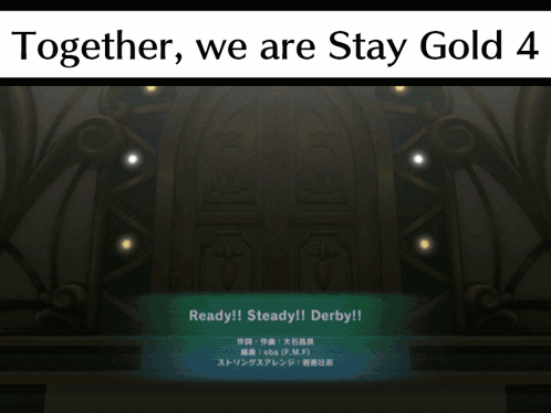 Poster Together We Are Stay Gold 4