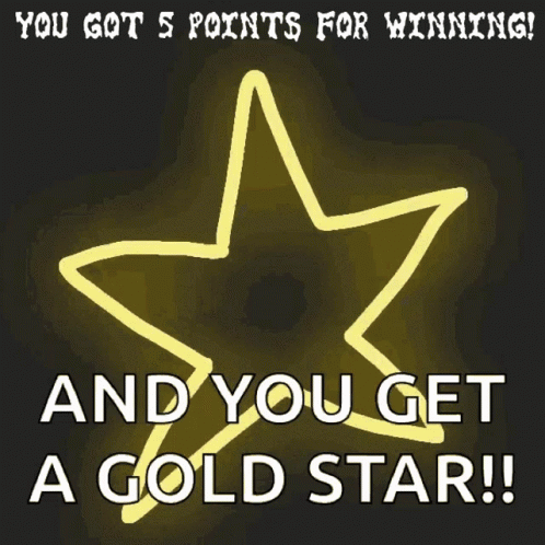 Poster You Got 5 Points For Winning GIF
