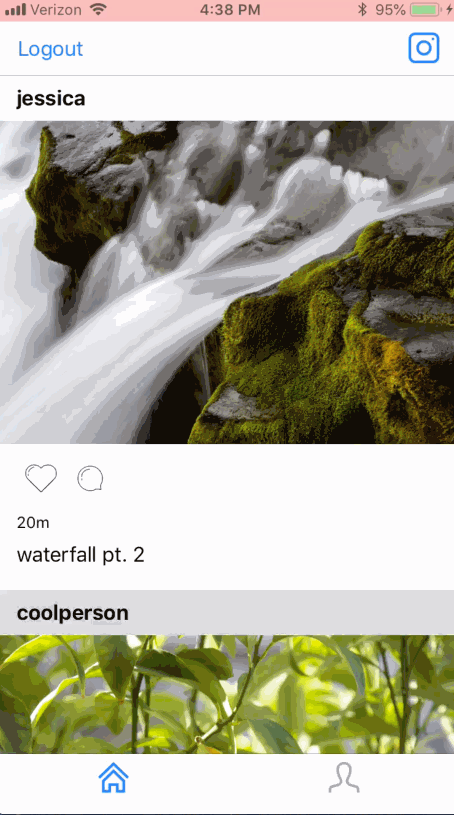 Posting Photo On Instagram GIF