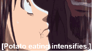 Potato Eating Meme GIF