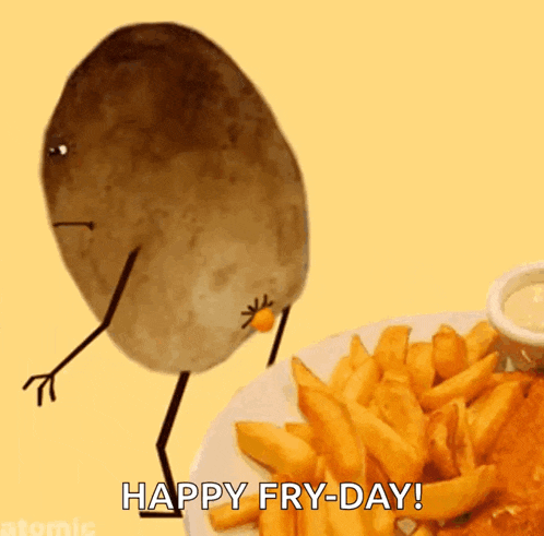 Potato French Fries Gif GIF