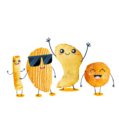 Potato Snacks Cheering GIF