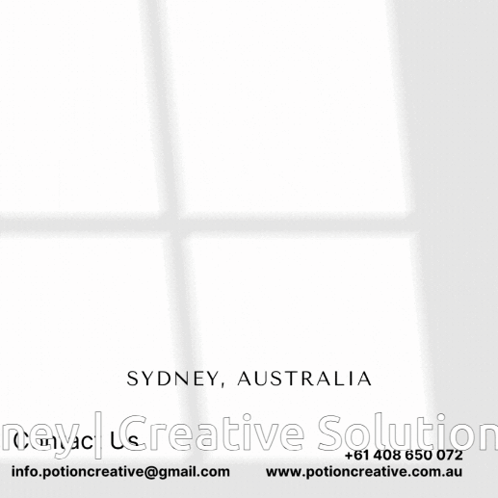 Potion Creative Graphic Design Advertisement Sydney Australia GIF