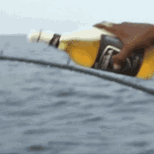 Pour One Out Beer On The Sea Sailing GIF