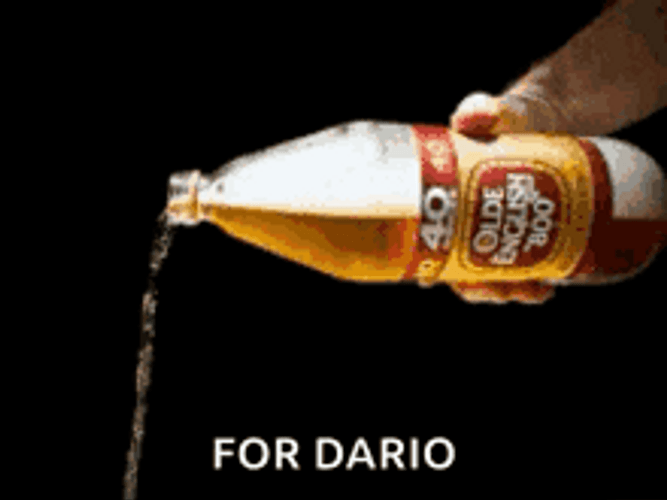 Pour One Out For Dario Beer GIF