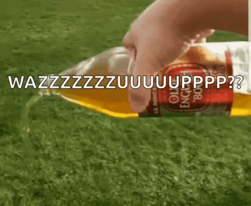 Pour One Out For The Homies Wazzup GIF