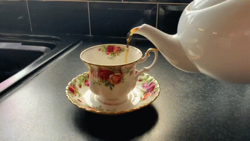 Pouring Hot Boston Tea Party GIF