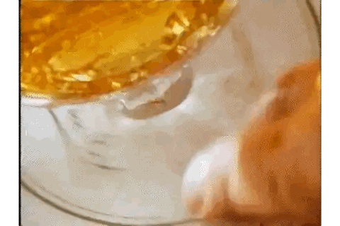 Pouring Liquid Into Blender