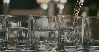 Pouring More Than Two Shots Of Vodka GIF
