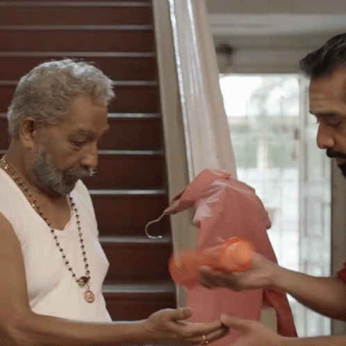 Pouring Powder For Grandpa GIF