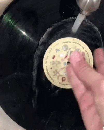 Pouring Water On Broken Record GIF