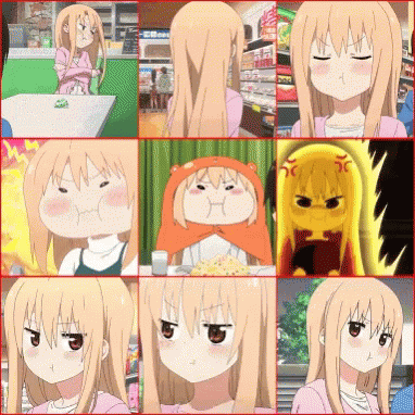 Pouty Lips Himouto! Umaru-chan GIF