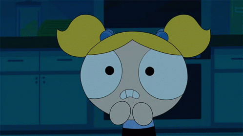 Powderpuff Girls Bubbles Shivering GIF