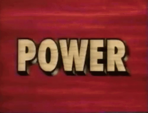 Power Zooming Letter GIF