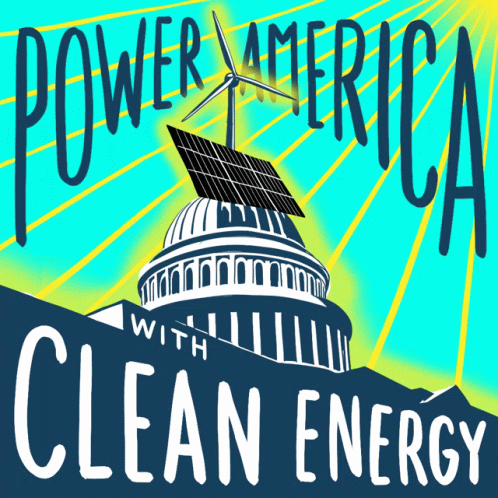 Power America With Clean Energy Solar Panels GIF