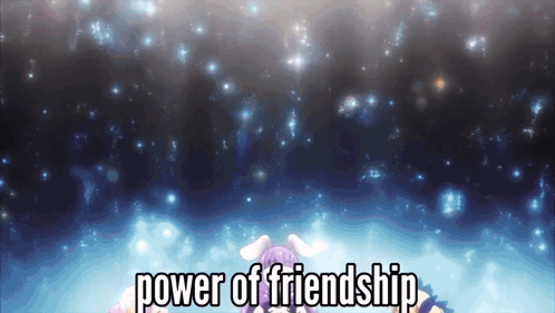 Power of Friendship on Blue
