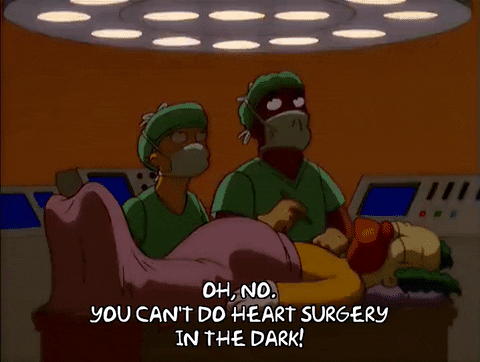 Power Out Pitch Black Blinking Eyes GIF