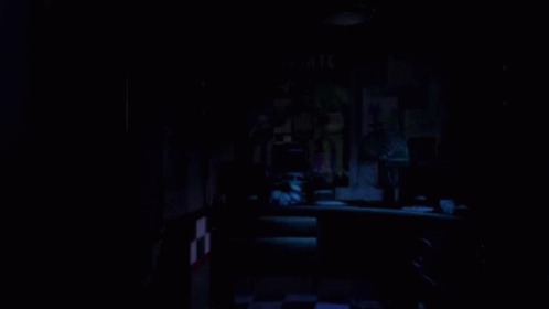 Power Out Scary Blinking Light Black Out GIF
