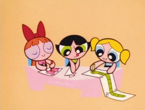 Power Puff Girls Coloring Books GIF