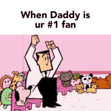 Power Puff Girls Professor Utonium Number 1 Daddy GIF