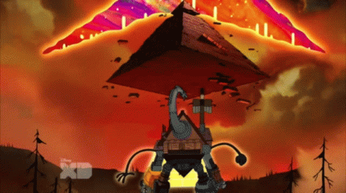 Power Punch Bill Cipher GIF