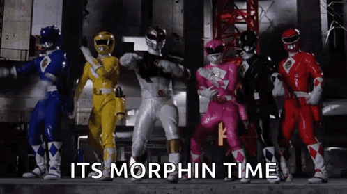 Power Ranger Position Its Morphin Time GIF