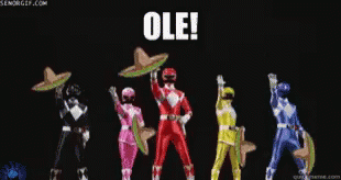 Power Rangers Dancing Ole