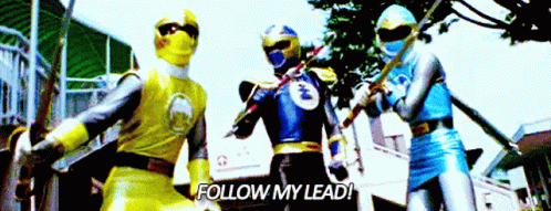 Power Rangers Follow My Lead GIF