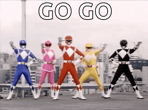 Power Rangers Mighty Morphin Power Rangers Gif GIF