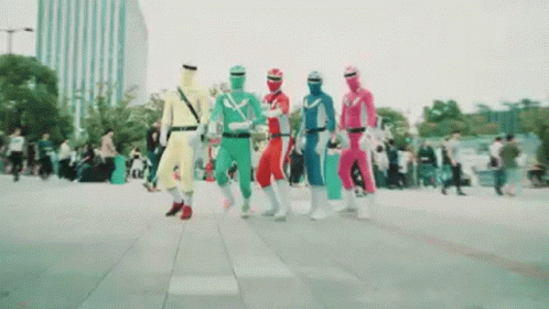 Power Rangers Squad GIF