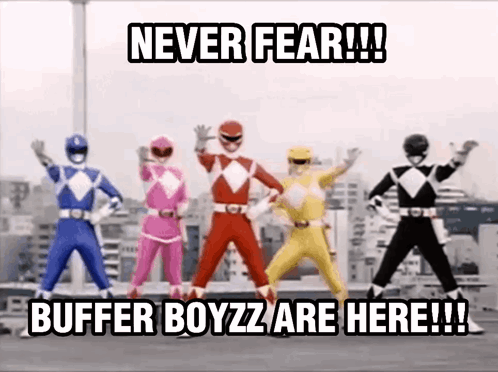 Power Rangers Standing Never Fear
