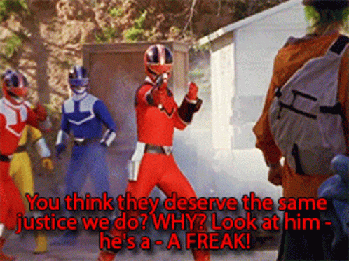 Power Rangers Standing Together