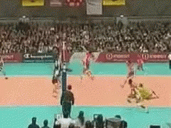 Power Spike Usa Volleyball GIF
