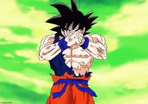 Power Up Dragon Ball Z Goku Super Saiyan GIF