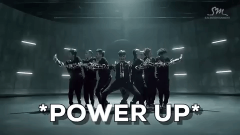 Power Up K-pop Group Tvxq Dbsk GIF