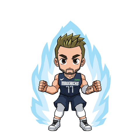 Power Up Nba Luka Doncic Dallas Mavericks GIF