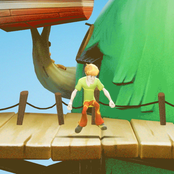 Power Up Scooby Doo Shaggy Game GIF