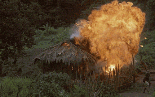 Powerful House Explosion Meme GIF