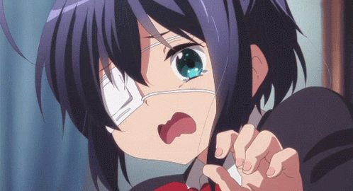 Powerful Rikka Takanashi GIF