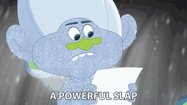 Powerful Slap Guy Diamond GIF