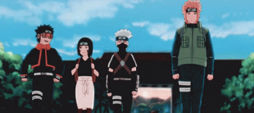 Powerful Team Of Minato Namikaze GIF