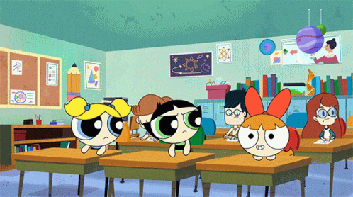 Powerpuff Girls Blossom Excitement GIF