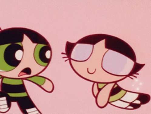 Powerpuff Girls Sister Kiss GIF