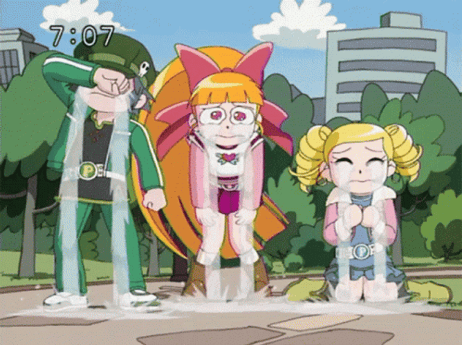 Powerpuff Girls Z Crying GIF