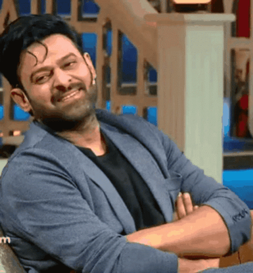 Prabhas Nervous Laugh GIF